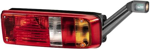 Lampa tylna HELLA EasyConn I prawa trójkąt z obrysówką bez żarówek (dławik) - zdjęcie 1