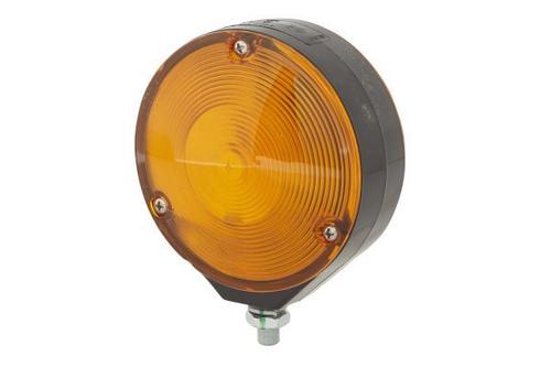 Lampa obrysowa okrągła Ucho (Mysie Uszy) żarówkowa pomarańczowy klosz - zdjęcie 1