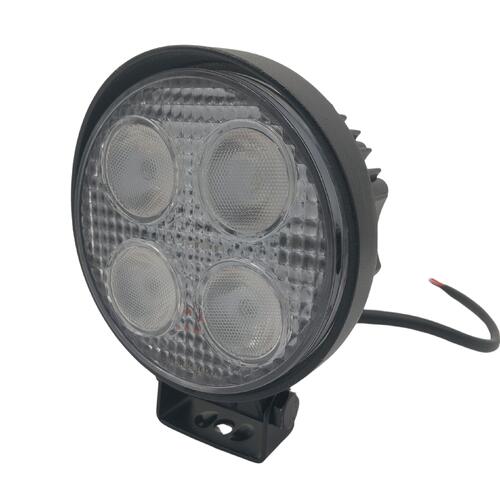 Lampa robocza LED okrągła (światło rozproszone) 4x5W, 9-32V, 2000 Lm - zdjęcie 1