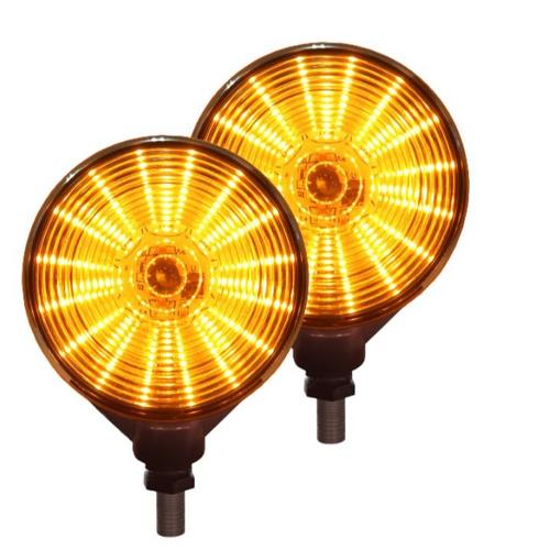 Lampa obrysowa LED ucho pod lusterko (Mysie Uszy) pomarańczowa - zdjęcie 1