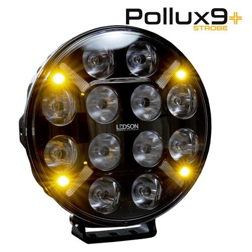 Reflektor dalekosiążny FULL LED  Pollux9+ GEN2 ze światłem stroboskopowym + pomarańczowa/biała pozycja (driving beam), nr kat. 1333491234 - zdjęcie 1
