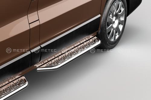 Stopień drzwi bocznych RUNNING BOARDS VAN TOUR Renault Trafic 14- / Opel Vivaro 14- / Nissan NV300 15- - zdjęcie 1