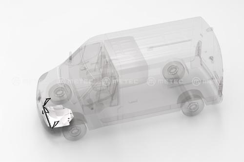 Osłona pod silnik Renault Master 10-19 i 19-, Opel Movano 10- - zdjęcie 1