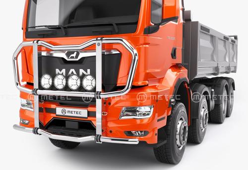 Orurowanie czołowe (kangur) z uchwytami na 4 odbiorniki do MAN TGS (2020-) z homologacją R26/R61 - zdjęcie 1