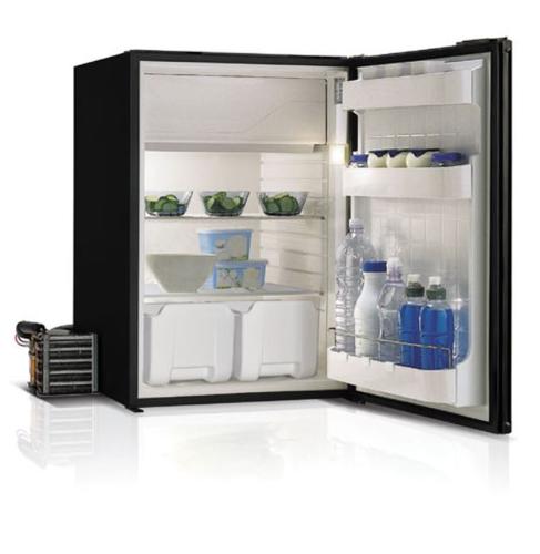 Lodówka komprsorowa 130L,12/24V, Black Version, Airlock, Kompresor na zewnątrz - zdjęcie 1
