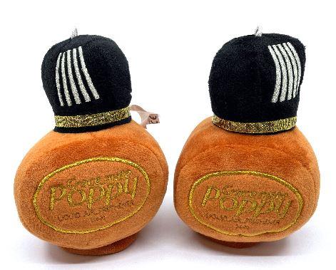 Pluszowa zawieszka Poppy 15x10 cm brązowa - zdjęcie 1