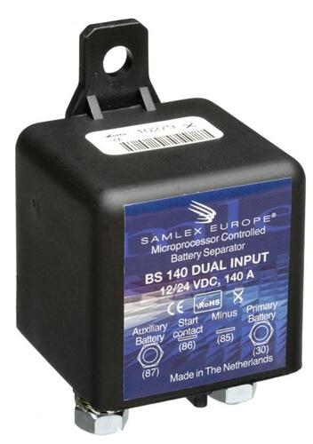 Samlex separator baterii 12/24V VDC, 140 A Dual - zdjęcie 1