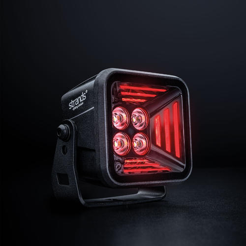 Lampa robocza DARK KNIGHT FORTEX (czerwone światło pozycyjne) - zdjęcie 1