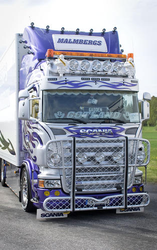Osłona czołowa Highway Scania R -2016 (anodowana/gładka) - zdjęcie 1
