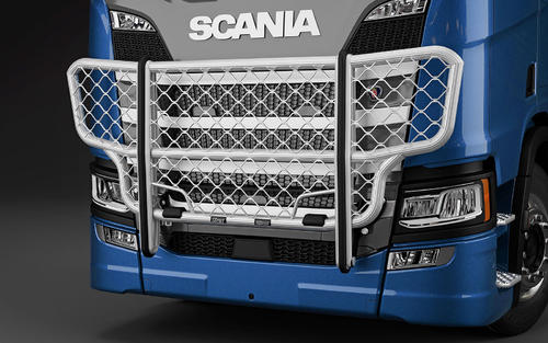 Osłona czołowa kangur TRUX typu Offroad do Scania R/S 2016- (anodowana/ryflowana), nr.kat B24-251 - zdjęcie 1