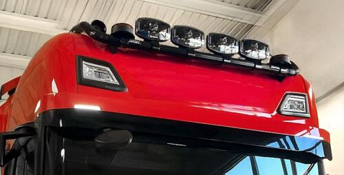 Rama dachowa Top-Bar do Scania S/R Highline (2016-), malowana proszkowo na czarno Airflow - zdjęcie 1