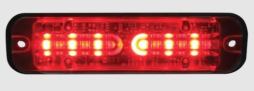 Lampa ostrzegawcza Mega Thin (stroboskop czerwone światło LED) 12/24V,R10, R65, IP67 - zdjęcie 1
