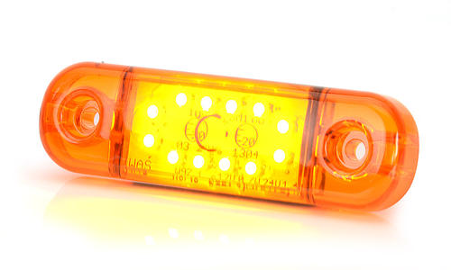 Światło pozycyjne pomarańczowe 12/24V obrysowa boczna (12 x LED) W97.3 - zdjęcie 1