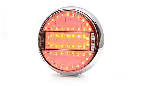 Tylna lampa zespolona LED 12/24V Pozycja/Stop/Kierunkowskaz W91, nr kat. 13.751.2 - zdjęcie 1