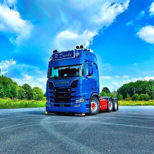 Osłona przeciwsłoneczna SCANIA S/R NG aluminium 39 cm wysokości na 2 lampy nowego typu Fox Parts - Extra Low - zdjęcie 1