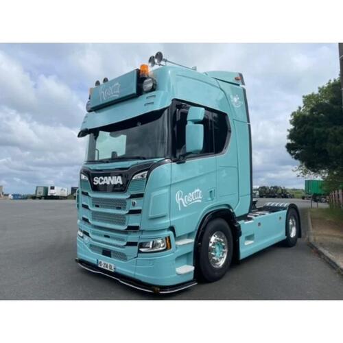 Osłona przeciwsłoneczna SCANIA S/R NG aluminium 40 cm wysokości na 4 lampy nowego typu Fox Parts łuk - Extra Low - zdjęcie 1