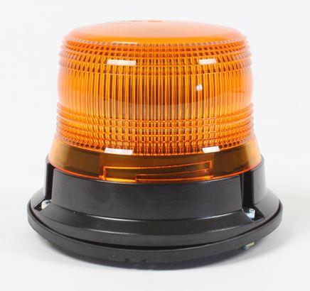 Światło ostrzegawcze LED (kogut) na 3 śrubki, 10-30V,R65 pomarańczowy klosz - zdjęcie 1