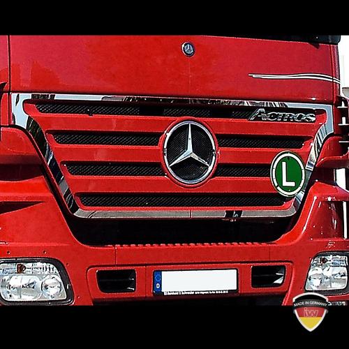 Listwy ozdobne ze stali nierdzewnej na grill (nielakierowane części); ACTROS MP2 LH - zdjęcie 1