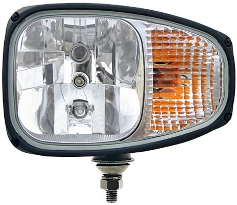 Reflektor lewy Combi 220 z żarówkami 24V (T4W/H3/PY21W/H7) do ram na podszybie - zdjęcie 1