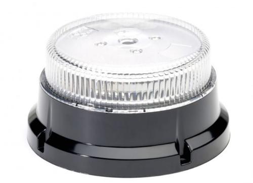 Światło ostrzegawcze LED SKYLED na 3 śrubki, 12-24V  niski 89 mm, R65  biały klosz - zdjęcie 1