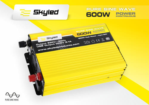 Przetwornica 600W, pełen sinus 24V 230V 50Hz - zdjęcie 1