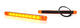 Światło pozycyjne pomarańczowe (238 mm) 12/24V obrysowa boczna (9 x LED) W97.4 - zdjęcie 3