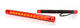 Światło pozycyjne czerwone (238 mm) 12/24V obrysowa tylna (12 x LED) W97.5 - zdjęcie 3