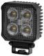 Lampa robocza LED ValueFit 12/24V, 1700lm, 4 diody, kwadratowa, przewód 3m - zdjęcie 2