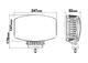 Reflektor SKYLED Jumbo Amber FULL LED 10’’ (100W, białe i pomarańczowe pozycje R112) - zdjęcie 19