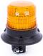 Światło ostrzegawcze Delta LED (kogut) na trzpień, 12/24V sztywny trzon, pomarańczowy klosz - zdjęcie 2