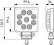 Lampa robocza LED ValueFit 12/24V, 1000lm, 9 diod, prostokątna, nr kat. 1GA 357 114-002 - zdjęcie 3
