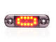 Światło pozycyjne czerwone (przydymiane) 12/24V obrysowa tylna (12 x LED) W275.2 BLACK - zdjęcie 3