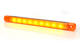 Światło pozycyjne pomarańczowe (238 mm) 12/24V obrysowa boczna (9 x LED) W97.4 - zdjęcie 2