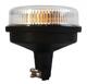 Światło ostrzegawcze LED (kogut) na trzpień, 12/24V miękki trzon, biały klosz, R65,ADR - zdjęcie 2