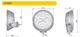 Reflektor dalekosiężny FERVOR 50 FULL LED FI220 12/24V + zaślepka - zdjęcie 5