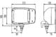 Reflektor Moduł M120 24V Halogen Prawy ( H3/H7/P21W/T4W ) - zdjęcie 3