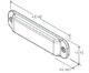 Lampa ostrzegawcza Mega Thin (stroboskop czerwone światło LED) 12/24V,R10, R65, IP67 - zdjęcie 3