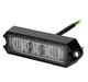 Lampa ostrzegawcza SKYLED 28x104,5 mm (stroboskop pomarańczowe światło 4 LED) R10, R65, SAE - zdjęcie 5