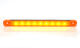 Światło pozycyjne pomarańczowe (238 mm) 12/24V obrysowa boczna (9 x LED) W97.4 - zdjęcie 4