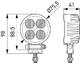 Lampa robocza LED ValueFit 12/24V, 1700lm, 4 diody, okrągła - zdjęcie 3