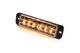 Lampa ostrzegawcza SKYLED Mega Thin 120x31 mm (stroboskop pomarańczowe światło 6 LED) R10 R65 SAE - zdjęcie 7