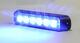 Lampa ostrzegawcza (stroboskop niebieskie światło LED) 12/24V,R65 IP67 - zdjęcie 2