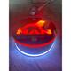 Mysie Uszy LED biało-czerwone MAN 12-24V lollipop (para) - zdjęcie 5