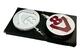 Mysie Uszy LED biało-czerwone V8 12-24V lollipop (para) - zdjęcie 2
