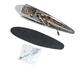 Lampa torpedo 16 LED biały klosz/pomarańczowe światło - zdjęcie 3