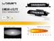Zestaw dwóch lamp LED Lazer Linear-6 Elite w grill z zestawem montażowym RAM 1500 DT Series Limited 2019- - zdjęcie 4