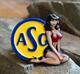 Przypinka Pin-up ASG (metalowa) - zdjęcie 2