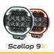 Reflektor dalekosiężny SKYLED SCALLOP 9X FI220 (180W, z białym i pomarańczowym dynamicznym światłem pozycyjnym) R10/R148/R149 - zdjęcie 2
