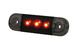 Światło pozycyjne czerwone (przydymiane) 12/24V obrysowa tylna (3 x LED) W275.1 BLACK - zdjęcie 2