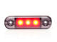 Światło pozycyjne czerwone (przydymiane) 12/24V obrysowa tylna (3 x LED) W275.1 BLACK - zdjęcie 6